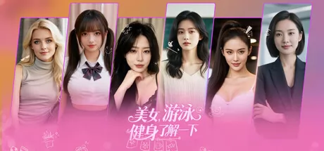 美女，游泳健身了解一下